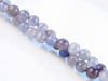 Picture of 6x6 mm, round, gemstone beads, iolite, light indigo blue, natural