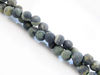 Picture of 6x6 mm, round, gemstone beads, crocodile or Kambamba jasper, natural, frosted