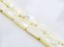 Picture of 14x10 mm, flat rectangular, organic gemstone beads, seashell, white