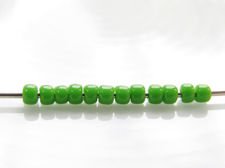 Image de Perles de rocailles japonaises, rondes taille 11/0, Toho, opaque, vert menthe