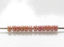 Picture of Japanese seed beads, round, size 11/0, Toho, opaque beige, pink marbled