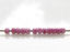 Afbeeldingen van Japanse rocailles, rond, maat 11/0, Toho, ondoorzichtig roze, roze gemarmerd