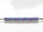 Image de Perles de rocailles japonaises, rondes, taille 11/0, Toho, bleu clair opaque, marbré améthyste