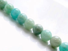Image de 8x8 mm, perles rondes, pierres gemmes, amazonite, naturelle, qualité A
