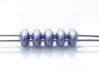 Picture of 5x2.5 mm, SuperDuo beads, Czech glass, 2 holes, opaque, powdery, lilac blue