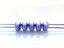 Afbeeldingen van 5x2.5 mm, SuperDuo kralen, Tsjechisch glas, 2 gaatjes, ondoorzichtig, gesatineerd metaalkleur, lavendel paars