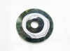 Picture of Focal pendant, 35 mm, donut shape, gemstone, moss agate, natural