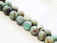 Image pour la catégorie Perles de pierres gemmes dépolies ou mates