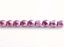 Afbeeldingen van 2x2 mm, Tsjechische ronde facetkralen, orchidee of parelachtig paars, ondoorzichtig, suede goud