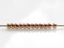 Afbeeldingen van Japanse rocailles, rond, maat 11/0, Toho, gegalvaniseerd, amandel of heel licht bruin, PermaFinish