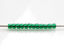Picture of Japanese seed beads, round, size 11/0, Toho, transparent, emerald green