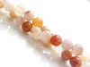 Image de 6x6 mm, perles rondes, pierres gemmes, agate australienne, multicolore, naturelle