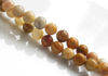 Image de 6x6 mm, perles rondes, pierres gemmes, agate de dentelle, naturelle