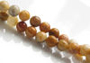 Image de 6x6 mm, perles rondes, pierres gemmes, agate de dentelle, naturelle