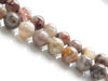 Picture of 8x8 mm, round, gemstone beads, Brazilian crazy lace agate, natural