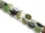 Afbeeldingen van 6x4 mm, platte ovale, edelsteen kralen, mosagaat, groen, natuurlijk