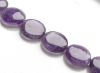 Picture of 20x20x7 mm, puffy coin, gemstone beads, sage agate, amethyst, natural