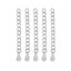 Picture of Extender with drop, for jewelry, length 3.8 cm, sterling silver
