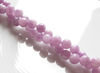 Picture of 6x6 mm, round, gemstone beads, lepidolite, light purple, natural, AA grade