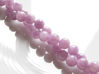 Picture of 6x6 mm, round, gemstone beads, lepidolite, light purple, natural, AA grade