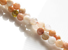 Image de 6x6 mm, perles rondes, pierres gemmes, pierre de soleil, naturelle