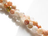 Picture of 6x6 mm, round, gemstone beads, sunstone, natural