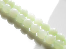 Image de 8x8 mm, perles rondes, pierres gemmes, nouveau jade, naturel