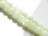 Picture of 8x8 mm, round, gemstone beads, new jade, natural