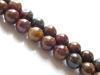 Image de 8x8 mm, perles rondes, pierres gemmes, piétersite ou pierre de tempête, naturelle, qualité A
