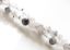Picture of 6x6 mm, round, gemstone beads, tourmaline rutilated quartz, natural