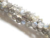 Image de 6x6 mm, perles rondes, pierres gemmes, labradorite, naturelle, qualité AA