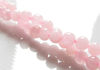 Picture of 6x6 mm, round, gemstone beads, rose quartz, natural, B-grade