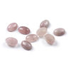 Image de 13x18 mm, ovale, cabochons de pierres gemmes, quartz rubis, naturel