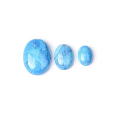 Image de 13x18 mm, ovale, cabochons de pierres gemmes, magnésite, bleu ciel