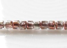 Picture of Czech cylinder seed beads, size 10, metallic, Apollo gold, 5 grams