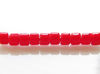 Image de Perles de rocailles cylindriques tchèques, taille 10, opaque, rouge