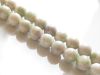 Picture of 8x8 mm, round, gemstone beads, peace jade, natural