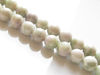 Picture of 8x8 mm, round, gemstone beads, peace jade, natural