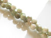 Image de 6x6 mm, perles rondes, pierres gemmes, jade de paix, naturel