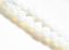 Image de 8x8 mm, perles rondes, pierres gemmes, opalite, quartz opale ou quartz laiteux