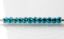 Picture of Japanese seed bead, round, size 11/0, Toho, transparent, zircon turquoise blue, luster