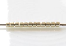 Image de Perles cylindrique, taille 11/0, Treasure, galvanisé, aluminium doré, PermaFinish, 5 grammes