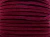 Afbeeldingen van 3x1,2 mm, Ultra suedine synthetisch koord, diep bordeauxrood, 5 meter