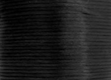 Image de Queue de rat, cordon en satin de rayon, 2 mm, noir, 5 mètres
