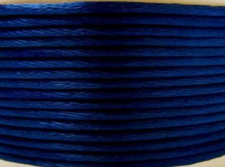 Picture of Rattail, rayon satin cord, 2 mm, celestial blue or royal blue, 5 meters