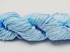 Picture of Chinese knotting cord - braided nylon cord, 0.8 mm, light blue, 5 meters