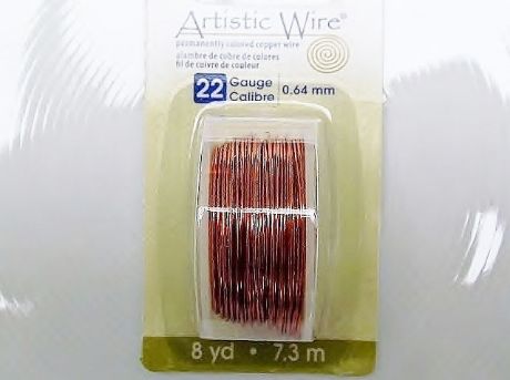 Image de Artistic Wire, fil de cuivre, 0.64 mm, cuivre naturel