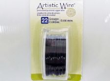 Image de Artistic Wire, fil de cuivre, 0.64 mm, émail noir