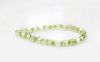 Afbeeldingen van 6x6 mm, Tsjechische ronde facetkralen, transparant, celadon groene glans